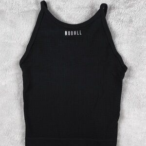 FCT Basics Unofficial NOBULL Waffle Knit Black Tank Size Small